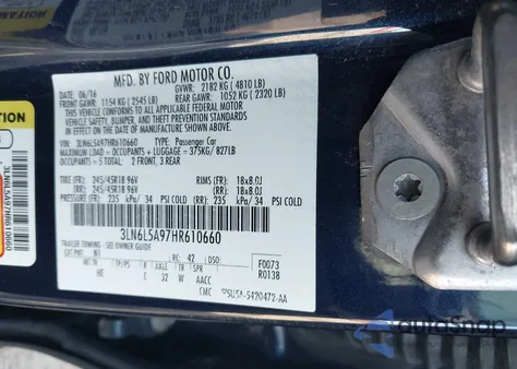 2017 Lincoln Mkz Premiere z USA, uszkodzony, nr VIN 3LN6L5A97HR610660